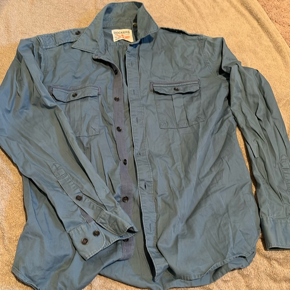Means dockers button down -size medium-